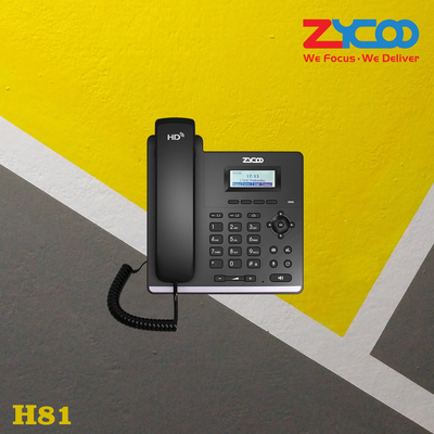 DC 5V/0,6A Wi-Fi Telefone de mesa Voip 4,3W para funcionários corporativos