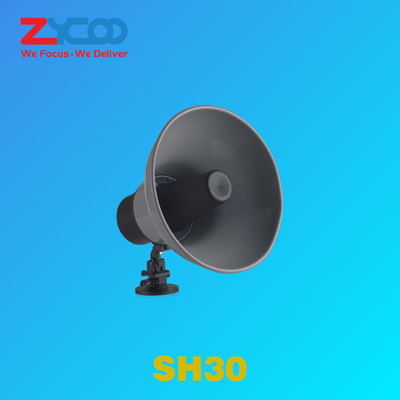 Alto-falante de chifre IP à prova d'água IP65 PoE+ Sip Paging Horn montado em poste