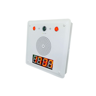 Montagem embutida na parede Poe de teto IP PA Sistema de alto-falantes Square Sip ativado