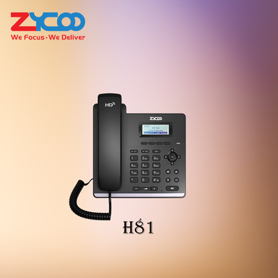 Sistema de telefone voip de 2 linhas, suporte de desktop PoE para gerentes intermediários