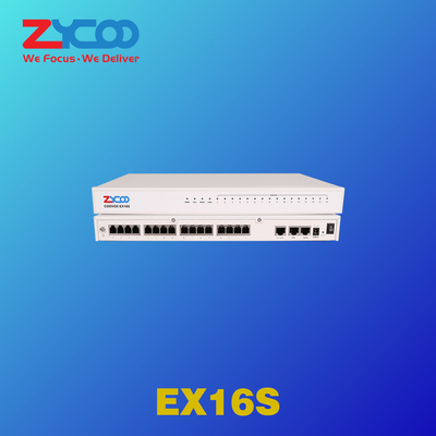 Gateway de telefone analógico Zycoo EX16S com processador A7 de 1 GHz integrado